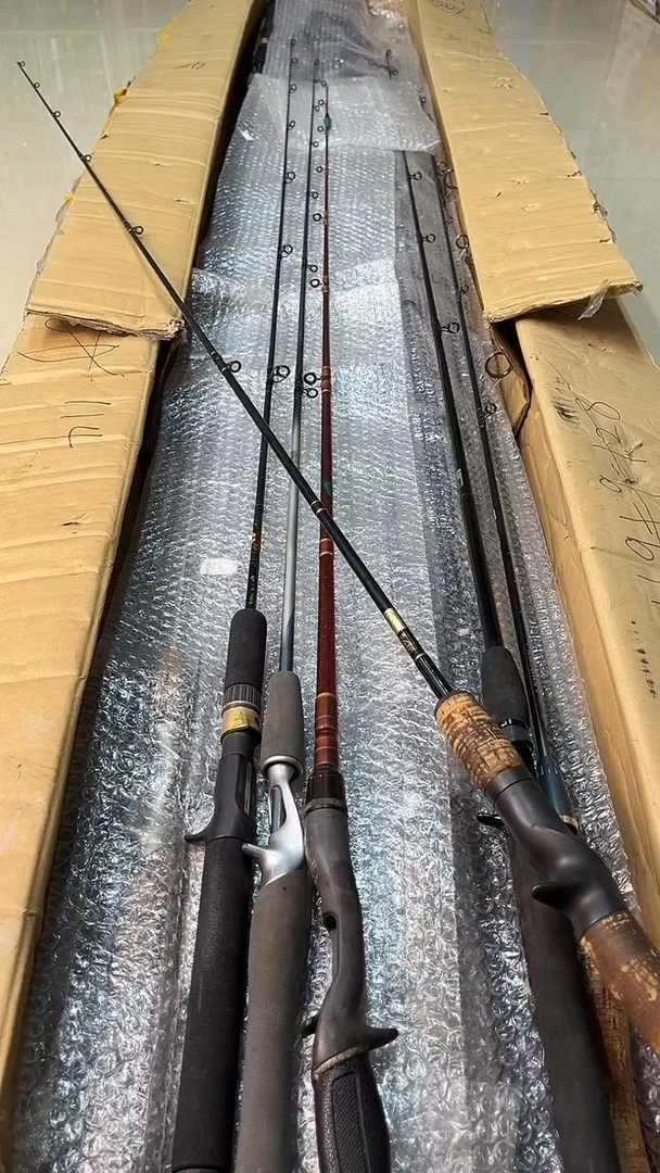 胡*择中古鱼竿，实物以直播为准