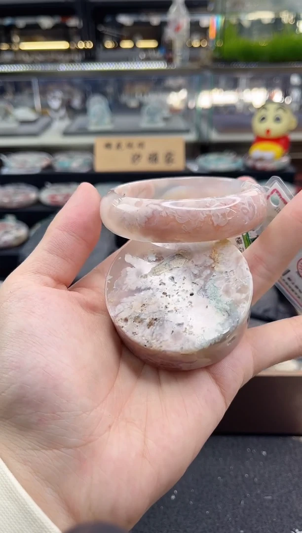 未镶嵌手镯石英质玉59--61圈口 （赠品镯心）355158