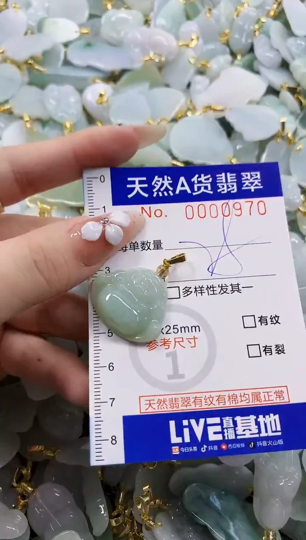 颈饰未镶嵌翡翠天然A货翡翠