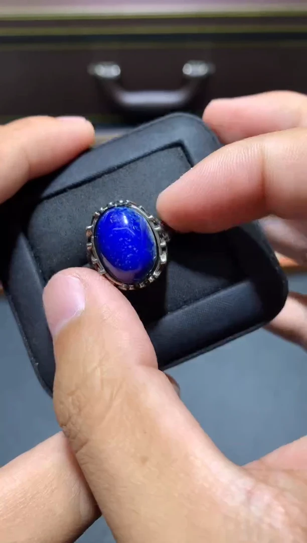 未镶嵌青金石戒指K12【多样性发其一】