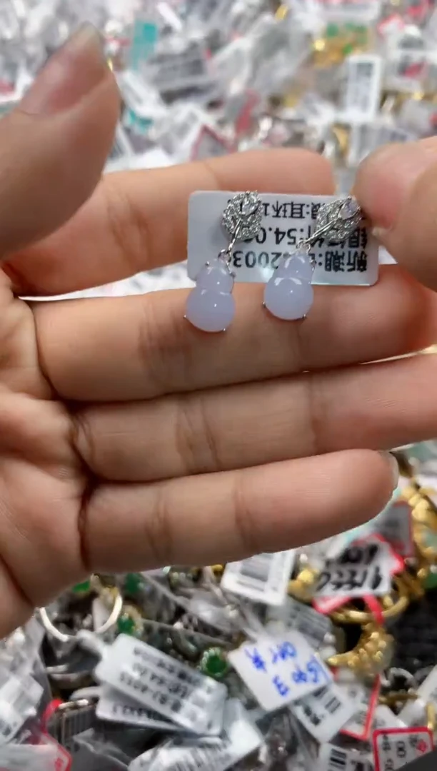 银S925镶嵌戒指翡翠555    10