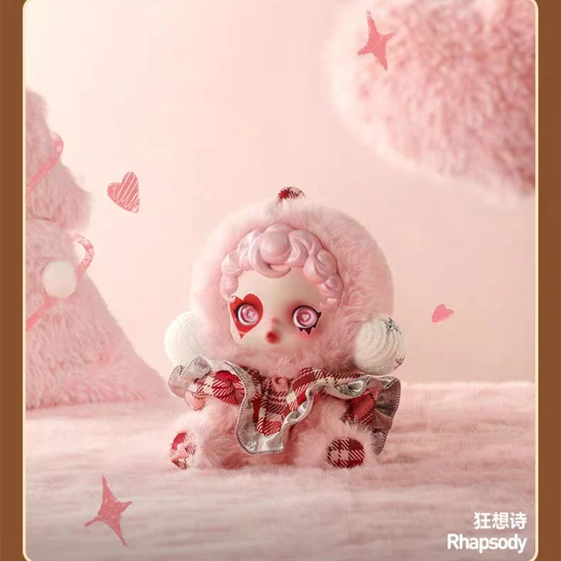 SKULLPANDA冬日乐章系列毛绒公仔SP搪胶毛绒盲盒