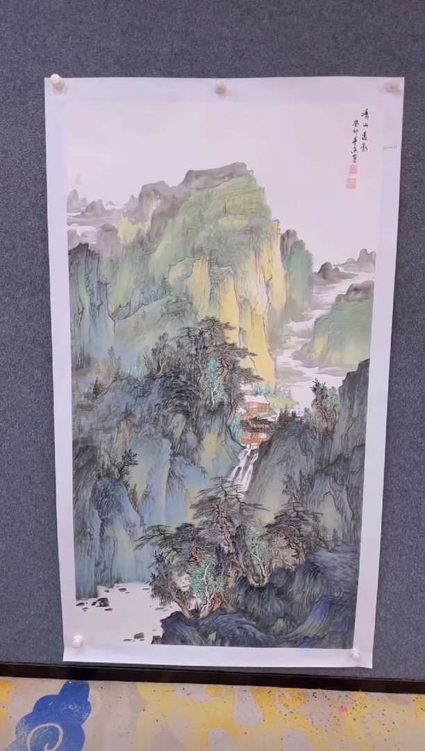 【闪购商品】国画1.26展馆-黄春香大六尺-山水12