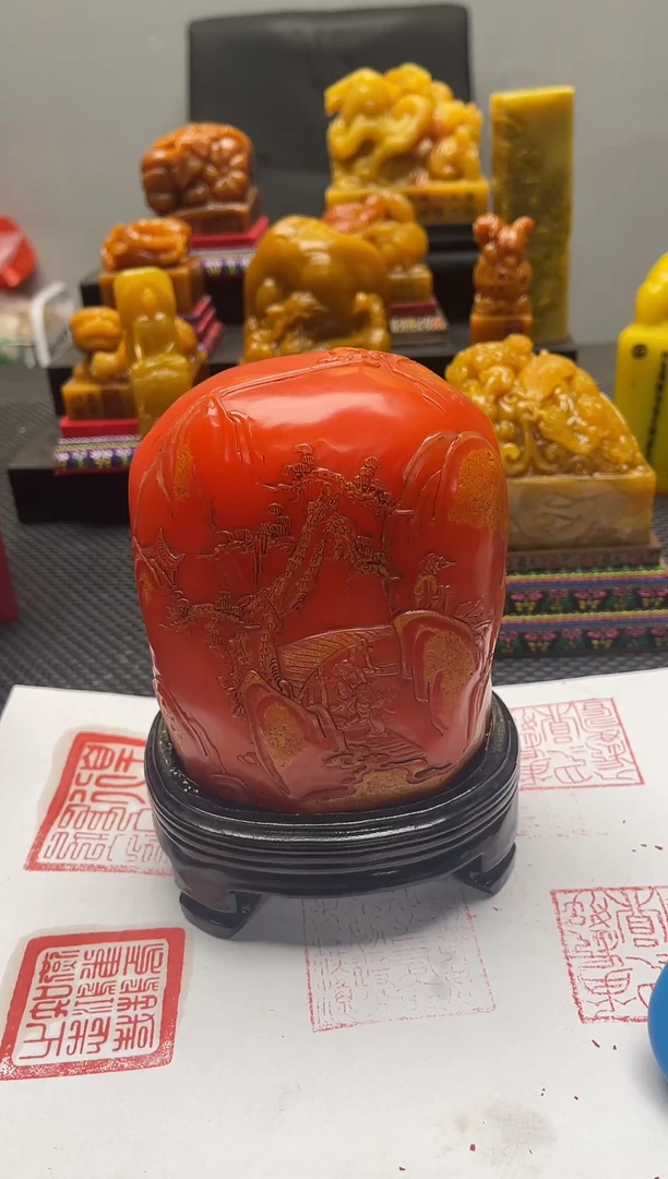 寿山石印石寻*精品印章
