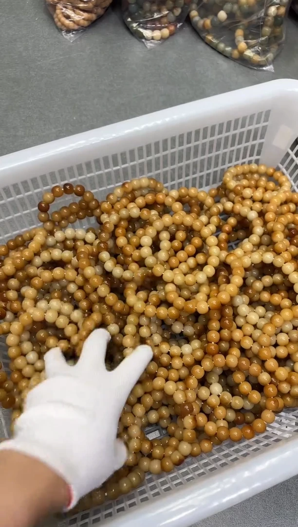 菩提根/象牙果手串水磨瑕疵2条福利（502）