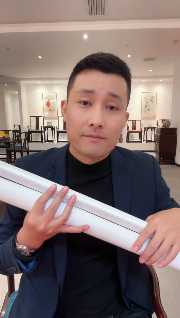 国画雷畅胜 竹雨松风梅月夜  卷轴 不带锦盒发货