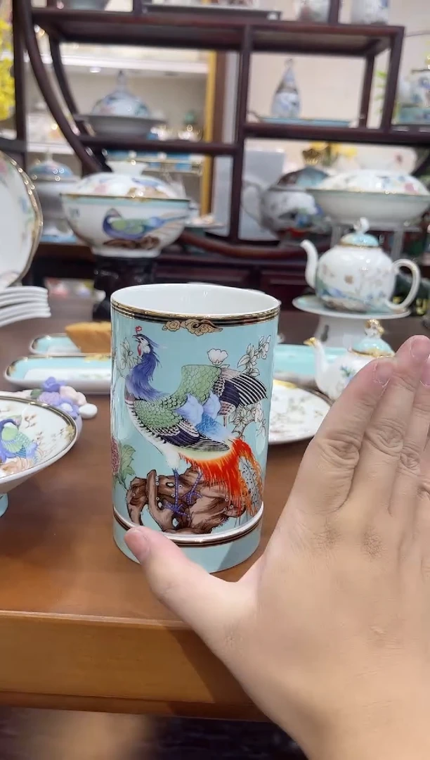 36%以上骨粉骨瓷筷子筒