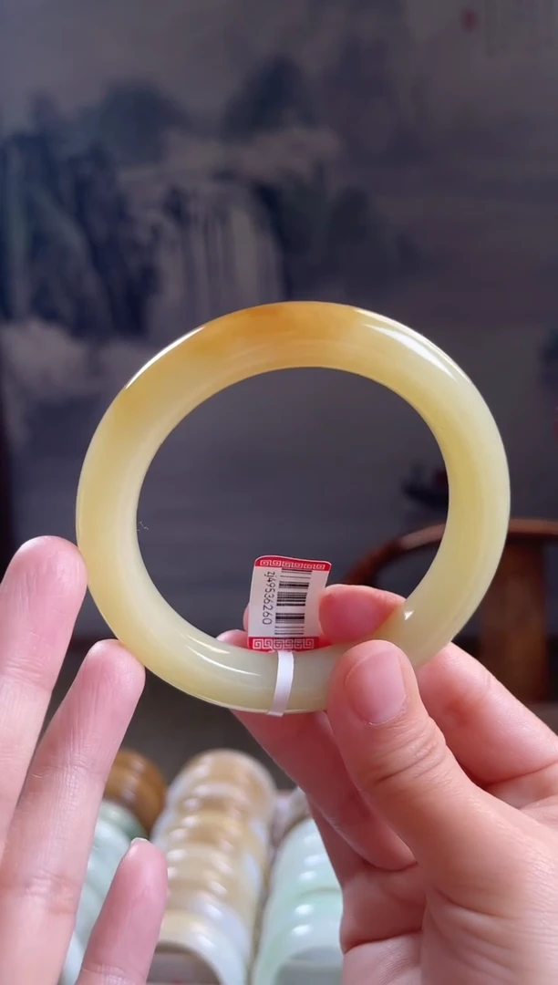 未镶嵌手镯和田玉60+圈口6260