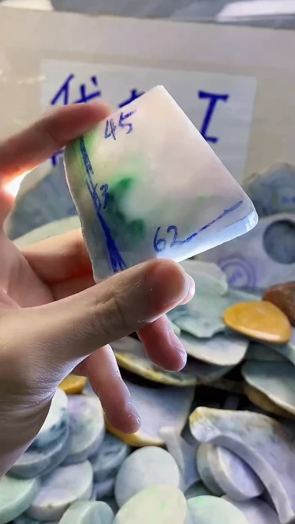 裸石翡翠纯天然A货翡翠36