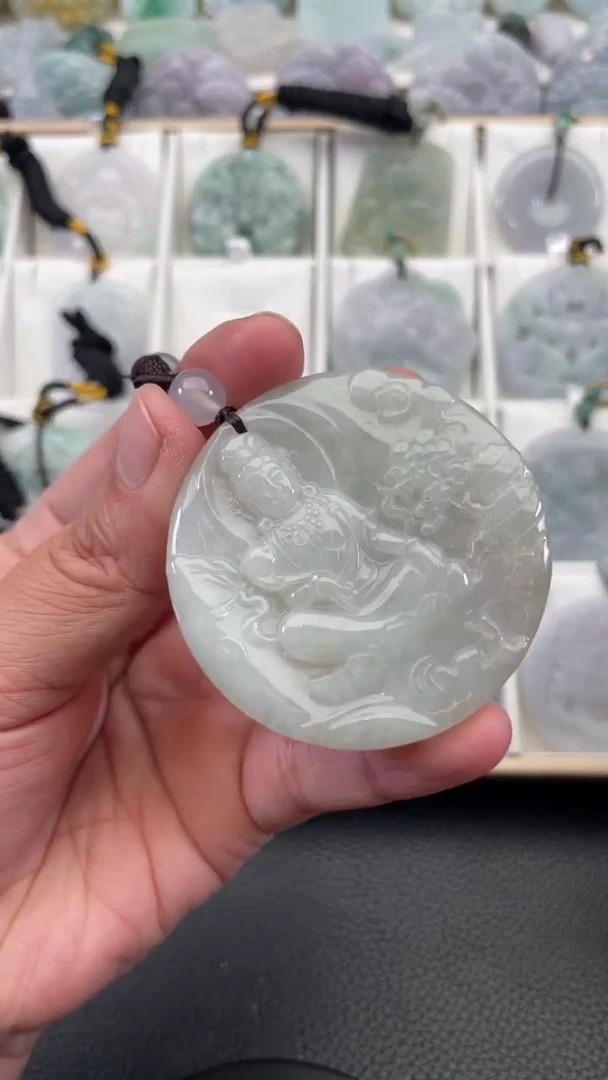 颈饰未镶嵌翡翠天然缅甸翡翠A货233