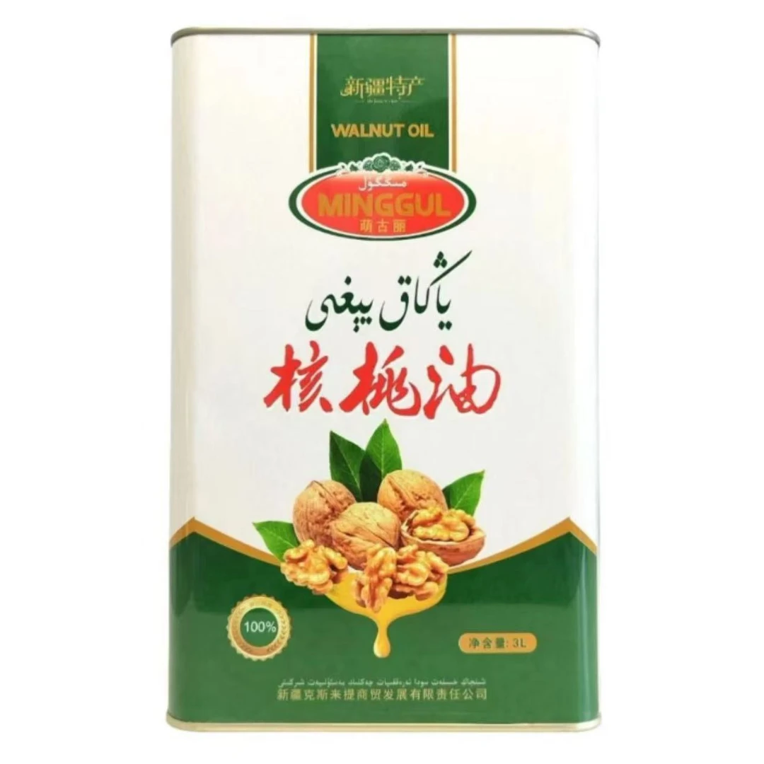 〈3升，新疆核桃油〉新疆和田特产核桃油辅食物理冷榨