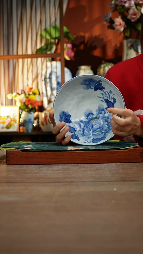 【简家甄选】景德镇设计师釉下手绘陶瓷