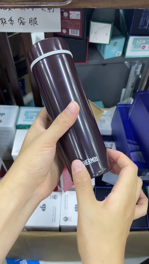 高硼硅玻璃无手柄款膳家保温杯咖瑕玼