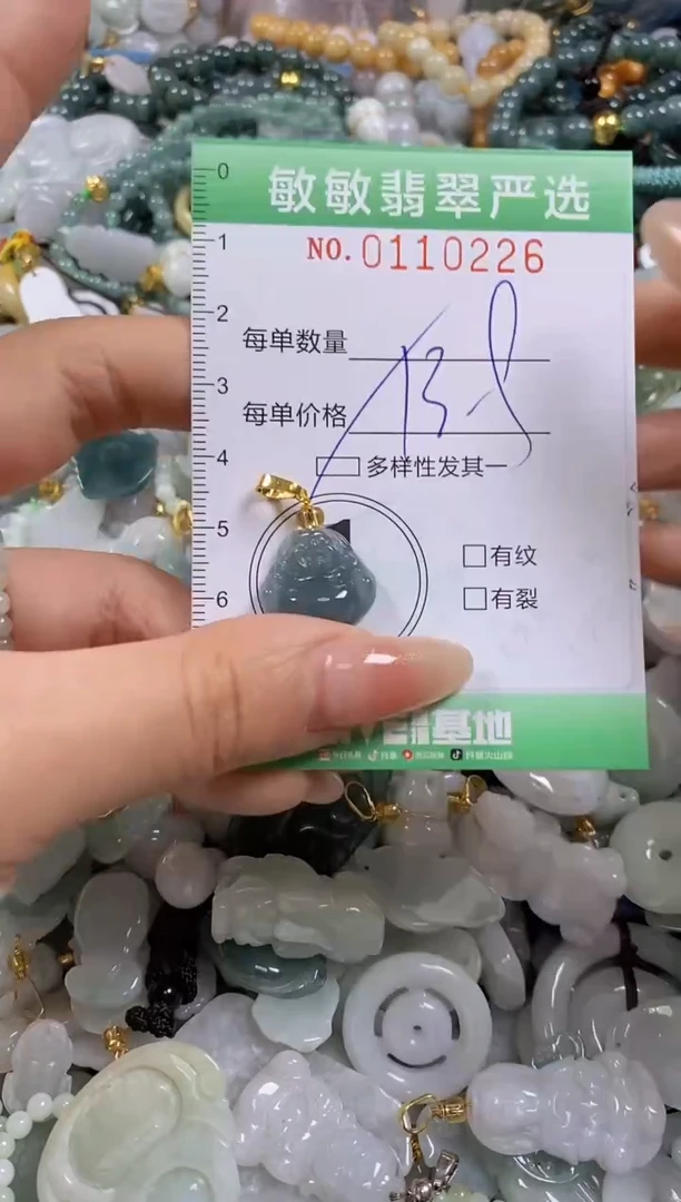 【闪购商品】翡翠颈饰未镶嵌闪购0110226多样性发其一