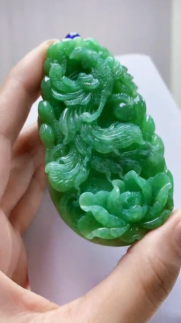 未镶嵌定制翡翠4829MM-毛货挂件123