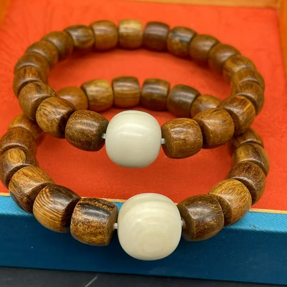80062【特价瑕疵品】精品猛犸象牙原创手串