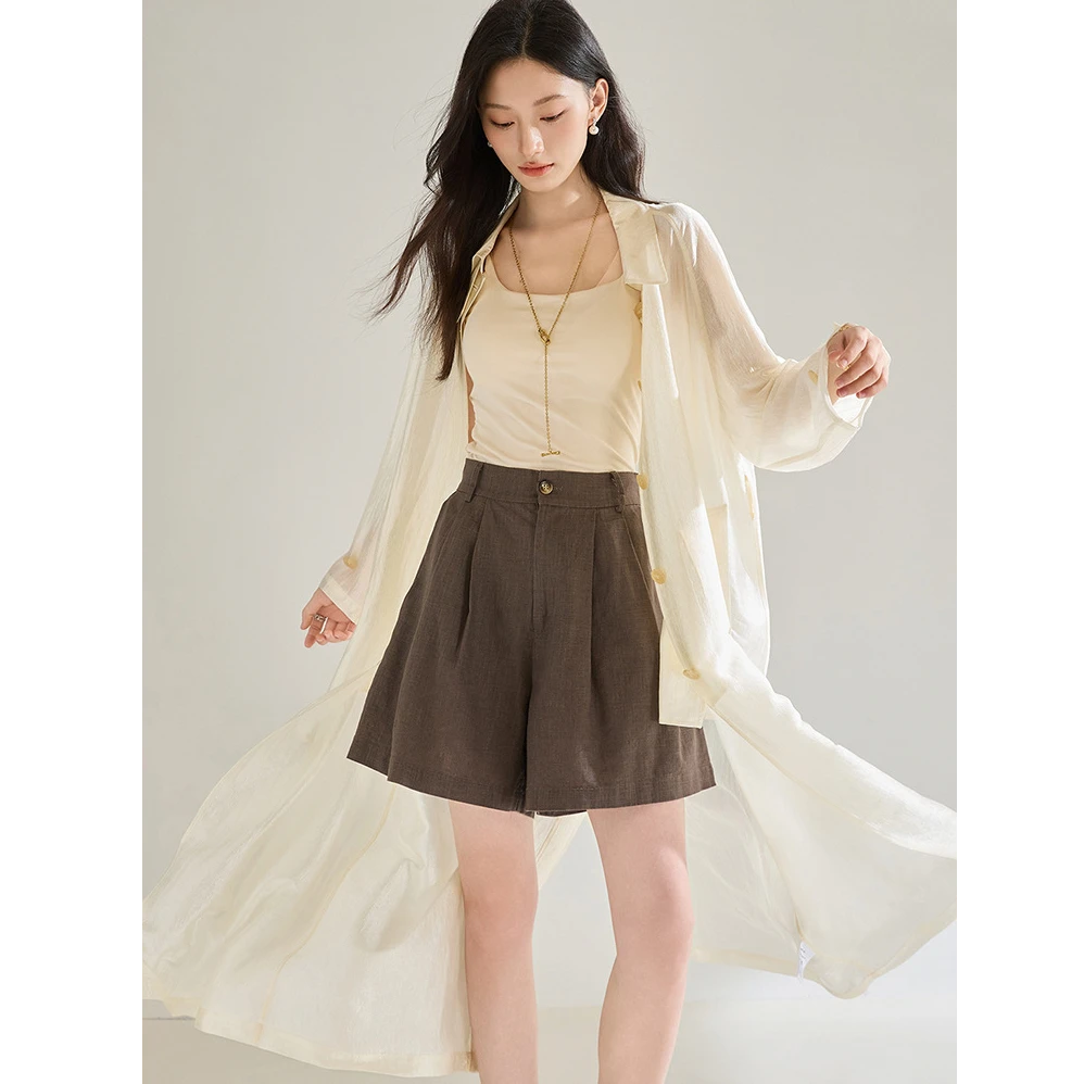 【直播间专属】新款醋酸防晒服薄款高级设计感长款开衫外套18850