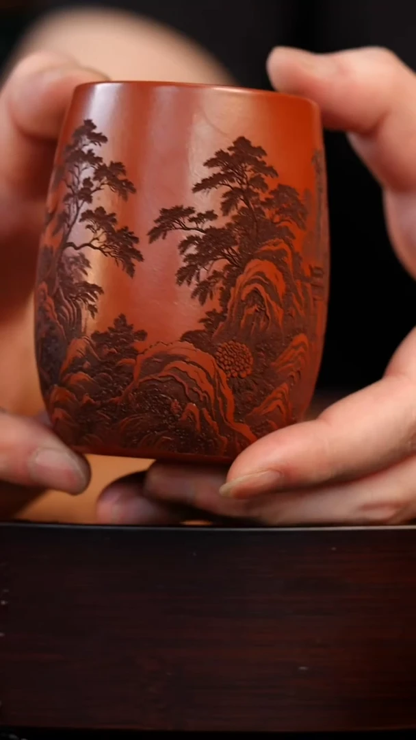 茶杯紫砂宜兴全手工紫砂杯