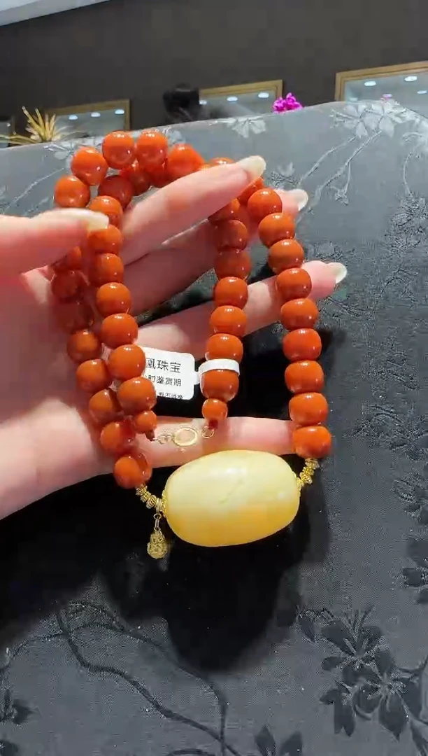 【闪购商品】南红玛瑙项链未镶嵌南红项链设计款