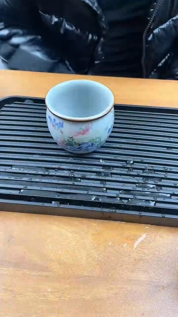 【闪购商品】瓷片福缘堂茶具甄选-虞美人主人杯