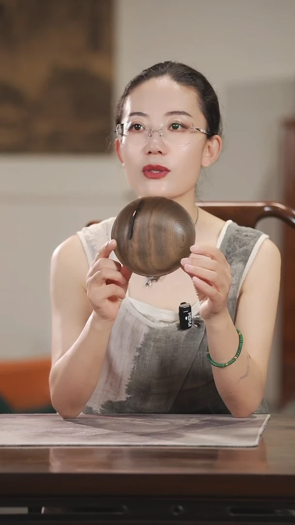 金丝楠972原木壶承圆盘