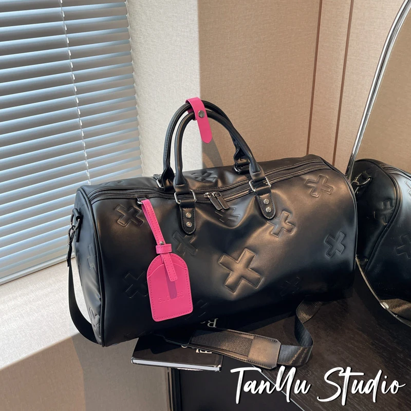 探屿新款短途旅行包女大容量出差手提包轻便外出行李包防水健身包