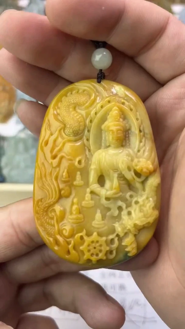 翡翠未镶嵌颈饰神**逸天然翡翠