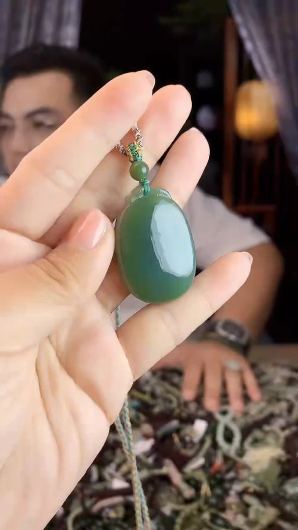 和田玉未镶嵌挂件1