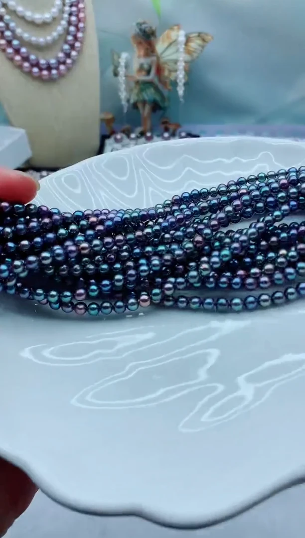 颈饰未镶嵌淡水珍珠多样性发其一（非无瑕）不做扣