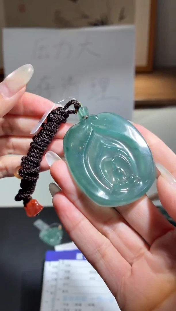 吊坠(不含链)未镶嵌翡翠天然翡翠A货