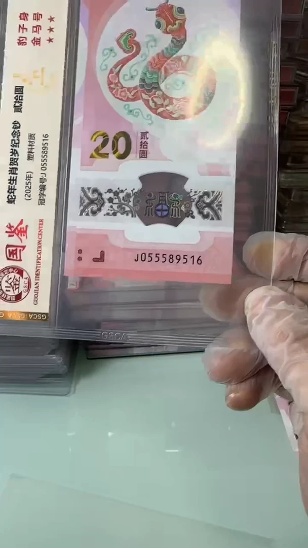 【闪购商品】塑料055589516-蛇钞单张！