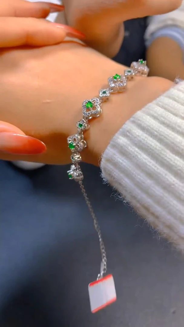 【闪购商品】翡翠手链未镶嵌0800073944多样性发一