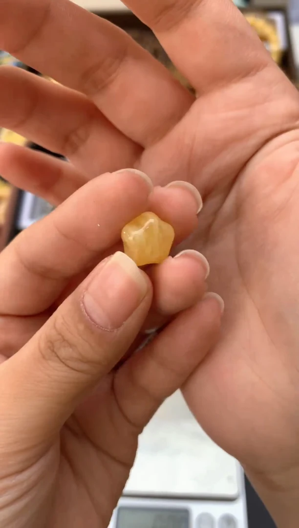 【闪购商品】琥珀珠宝奇石未镶嵌009琥珀蜜蜡花粉