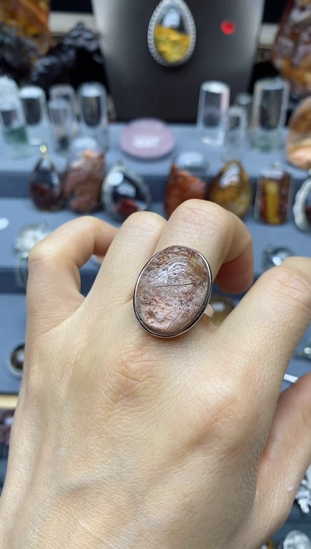【闪购商品】水晶戒指银S925镶嵌水晶水晶