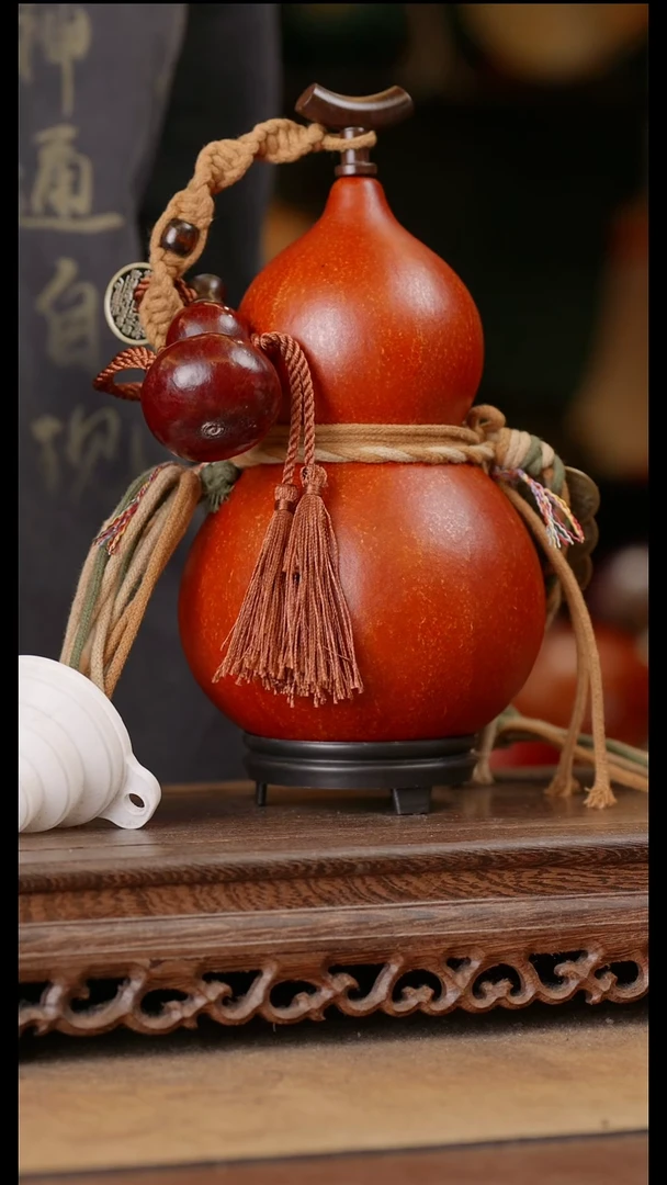 116号精品天然大漆酒葫芦一物一拍~