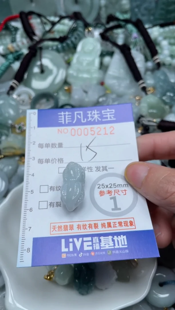 【闪购商品】翡翠颈饰未镶嵌00..5212