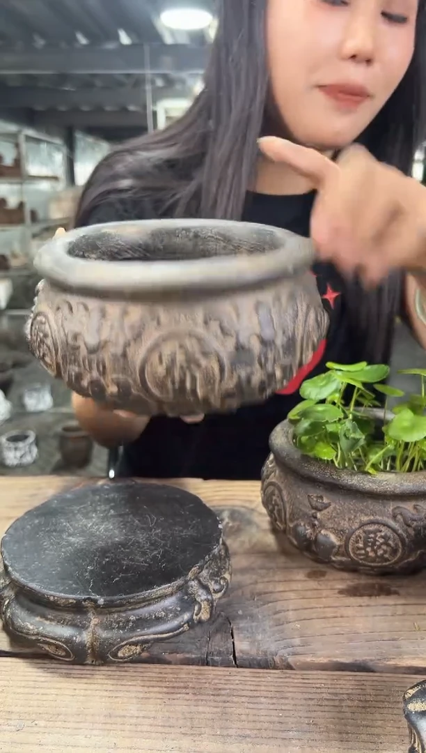 陶土【火山泥】聚宝盆