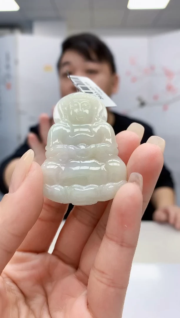【闪购商品】翡翠颈饰未镶嵌4925lr-jj挂件67