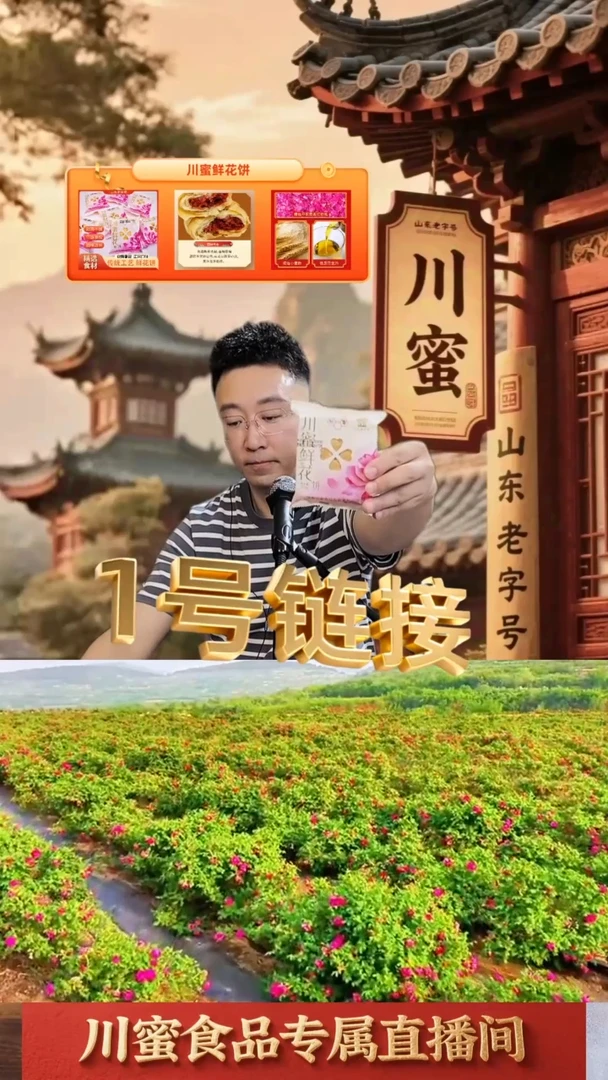 60天包装山东省川蜜鲜花饼50g*10个