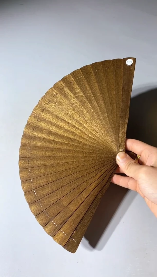 金丝楠619号18cm金丝楠木小叶桢楠扇子