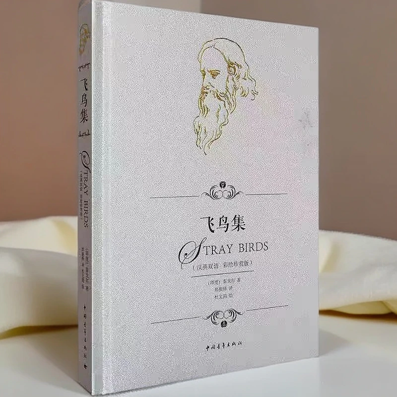 【老书不好找微瑕介意慎拍】飞鸟集 汉英双语·彩绘珍赏版 书籍精装