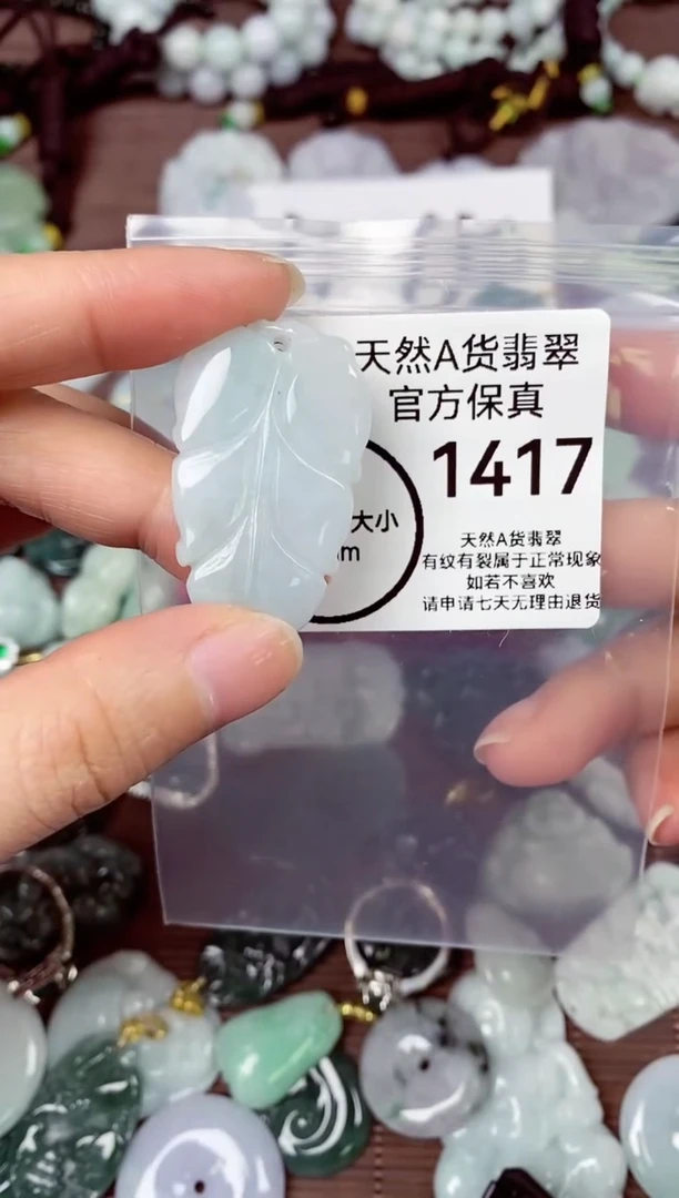 【闪购商品】翡翠颈饰未镶嵌天然A货翡翠1417