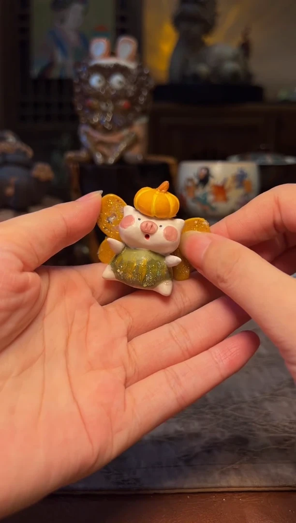 瓷片设计师手工手作款