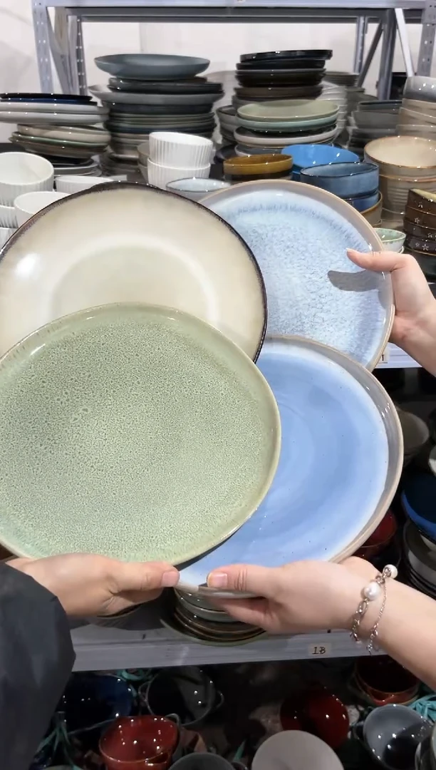 【闪购商品】瓷片外贸尾货瑕疵满20包邮X4 大盘组合