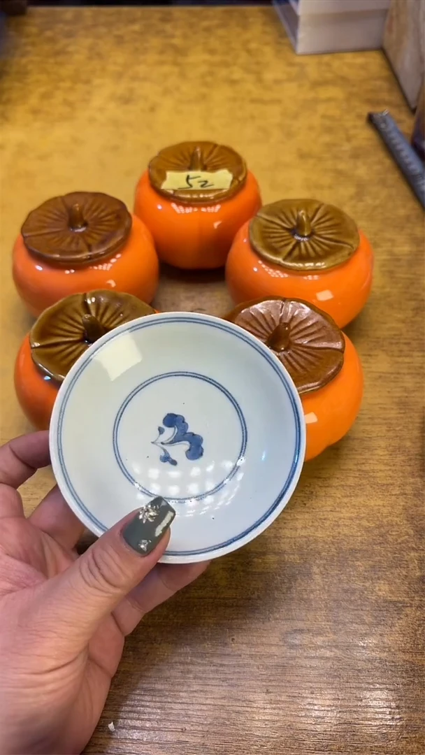 瓷器瓷器瑕疵脏旧52五个苦