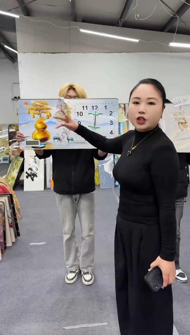 横款 优乐轻奢装饰画微瑕