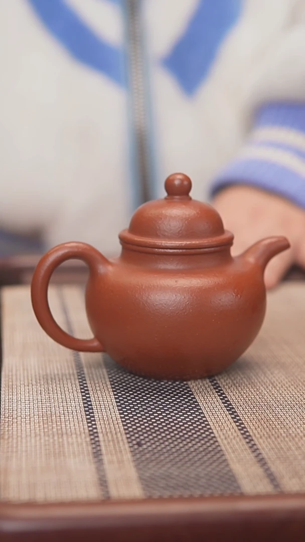 【闪购商品】紫砂茶壶小煤窑朱泥生砂120cc