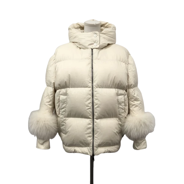 妃鱼/盟可睐/棉/羽绒服/95新/马0115