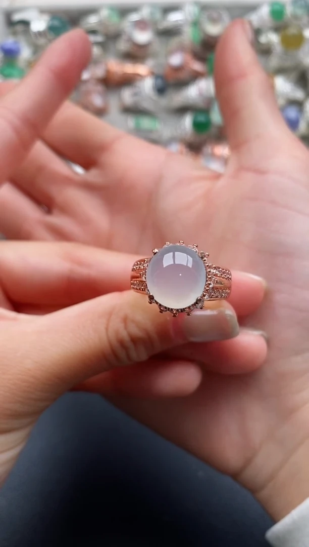 未镶嵌戒指翡翠缅甸天然A货翡翠55   3-10