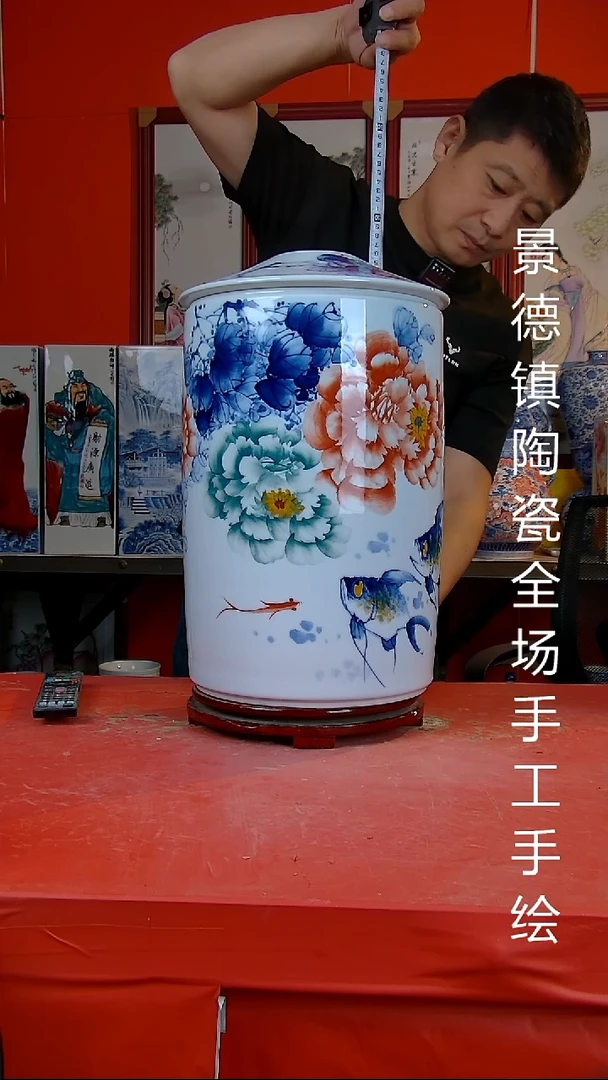 摆件景德镇陶瓷 全场手工手绘